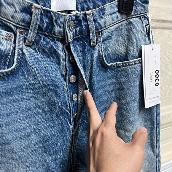 Boyish THE ZIGGY Womens Relaxed Straight Denim Rigid Sz 26 FOOTLOOSE - Picture 2 of 9